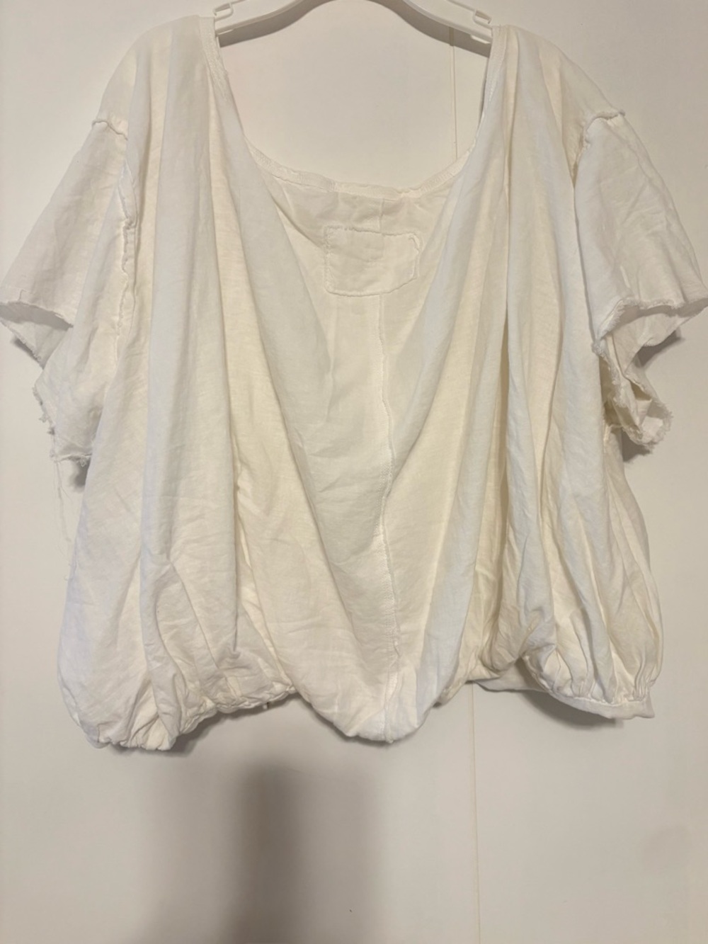 We The Free White Bubble Top